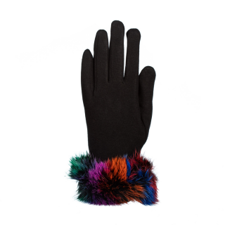 Дамски ръкавици, Дамски ръкавици Sama черен цвят - Kalapod.bg